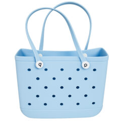 Large EVA Tote Bag with Holes - LightBlue