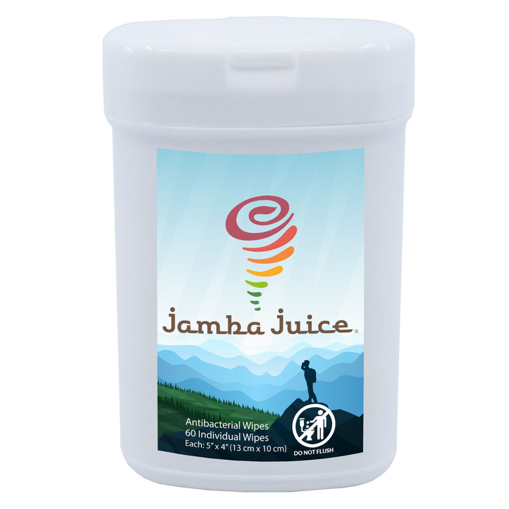 Antibacterial Wet Wipes – 60 count - PYQZC-NIOKU