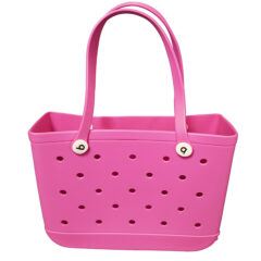 Large EVA Tote Bag with Holes - Rosered