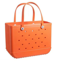 Large EVA Tote Bag with Holes - orange