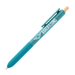 Echo Recycled Plastic Sensory Clip Pen - Echo Recycled Plastic Sensory Clip Pen 8211 Teal