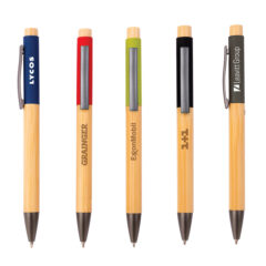 Fuse Bamboo and Aluminum Ballpoint Pen