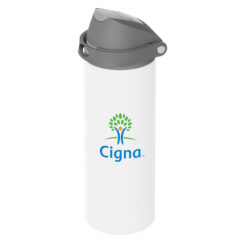 Chug and Sip Double-Wall Stainless Bottle – 24 oz - KB-51-WHITE1-Revised-1-scaled