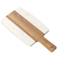 Hamilton Acacia Wood and Faux Marble Cutting Board