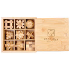 Bamboo Brainteaser Puzzle Set - LS-10-FRONT-OPEN-1-scaled