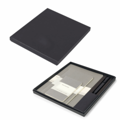 Moleskine® Assorted Cahier and GO Pen Gift Set - Moleskine Assorted Cahier and GO Pen Gift Set 8211 two piece gift box