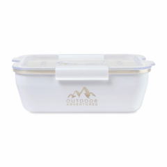 RIGWA® Travel Bento Box – 8″ x 5″ - RIGWA Travel Bento Box 8211 White