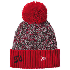 New Era® Marled Knit Pom Beanie - New Era