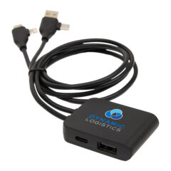 Charging Cable with USB-A/C Hub