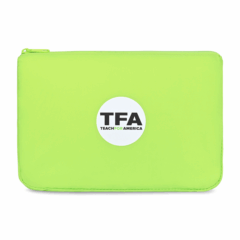 Arlo rPET Zippered Pouch - Arlo rPET Zippered Pouch 8211 Lime Green