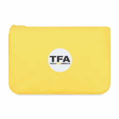 Arlo rPET Zippered Pouch - Arlo rPET Zippered Pouch 8211 Yellow