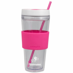 Cool Gear® Callisto Chiller Clear Straw Bottle - 24 Oz