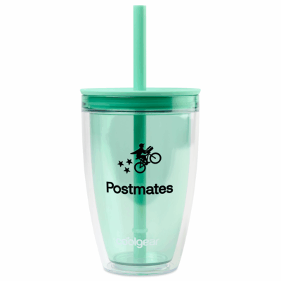 Cool Gear Oasis Straw Bottle 8211 14 Oz 8211 Seaglass