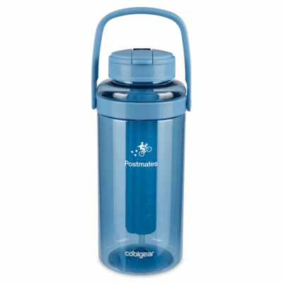 Cool Gear Orlando Bottle with Freezer Stick 8211 64 Oz 8211 Elemental Blue