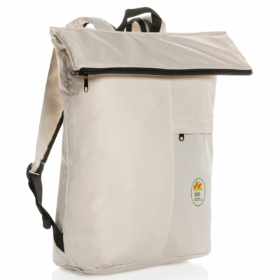 Dillon AWARE rPET Lightweight Foldable Backpack 8211 Off White