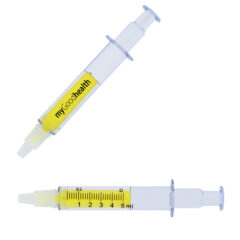 Healthcare Syringe Highlighter - HL150_YL_Comp_Deco