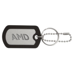 Ball Chain Dog Tag Keychain