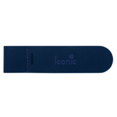 Magnetic Bookmark with Pen Holder - NB682_NVY_Back_Deco