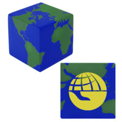 Earth Cube Shaped Stress Reliever
