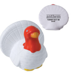 Thanksgiving Turkey Shaped Stress Reliever - SB755_WT_Deco