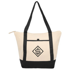 Isle 8 oz Organic Cotton Zippered Tote