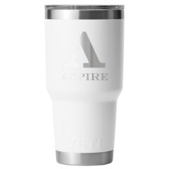 YETI® Rambler® Tumbler with MagSlider™ Lid – 30 oz - YTR30TUM_WT_Front_Alt_Deco