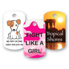 Thermal Laminated Dog Tag