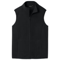 Port Authority® C-FREE® Fleece Vest - 424Wx635H-63575-DeepBlack-12-F702DeepBlackFlatFront