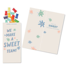 Full-Color Custom Sweeter Cards with Albanese® Gummi Bears - SC157FC_WEB