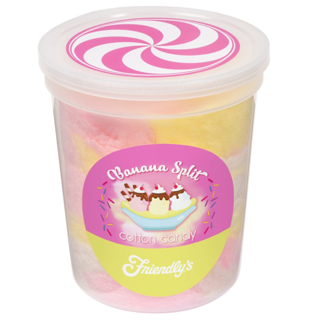 Cotton Candy Tub with Custom Label – 1.75 oz - cct100_bananasplit