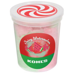 Cotton Candy Tub with Custom Label – 1.75 oz - cct100_watermelon