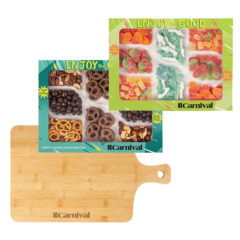 Sour Gummy and Sweet & Savory Charcuterie Trays with Bamboo Board - kt551