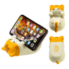 Kute Kitty Munchkin Cat Stress Reliever and Phone Holder - wte-km26