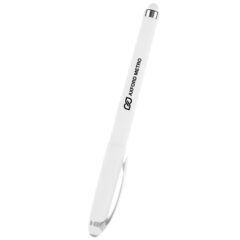 Callahan rABS Gel Stylus Pen - 12036_WHT_Silkscreen