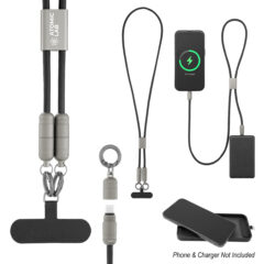 Charging Cable Lanyard With Phone Tether – 60W - 25661_group