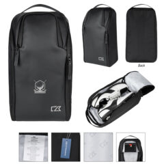 Cutter & Buck® Active Collection Golf Shoe Bag - 30185_BLK_Embroidery