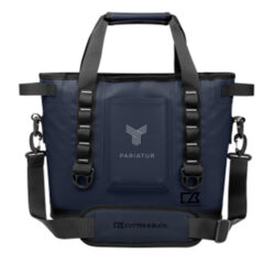 Cutter & Buck® Cooler Tote Bag – 18 cans - 35160_NAVBLK_Silkscreen