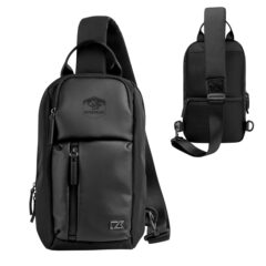 Cutter & Buck® Active Collection Sling Bag - 35162_BLK_Deboss