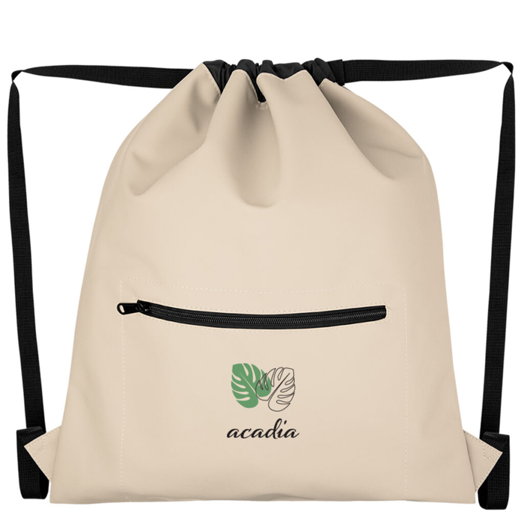 Hudson rPET Drawstring Bag - 35167_BEIGE_Colorbrite