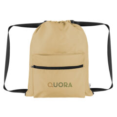 Anywhere rPET Drawstring Bag - 35174_TAN_Colorbrite