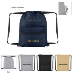 Anywhere rPET Drawstring Bag - 35174_group