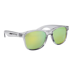Mirrored Malibu Sunglasses with Smoked Frame - 8227_TRNBLKYEL_Silkscreen