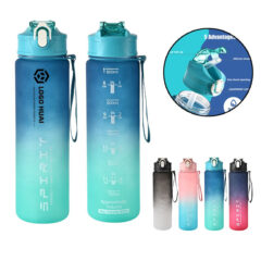 Gradient Sports Water Bottle with Time Marker – 28 oz - image