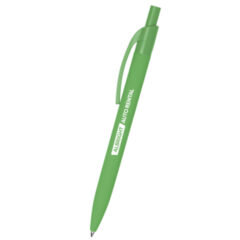 Beckett Recycled Aluminum Pen - 11800_LTGRN_Silkscreen