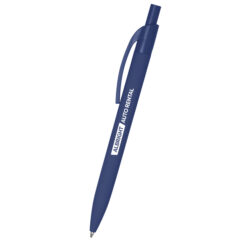 Beckett Recycled Aluminum Pen - 11800_NAV_Silkscreen
