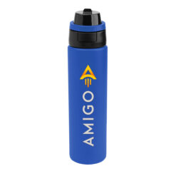 Pop Sip & Chug Recycled Stainless Steel Bottle – 24 oz - 50431_BLUBLK_Colorbrite