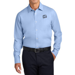 Brooks Brothers® Wrinkle-Free Stretch Pinpoint Spread Collar Shirt