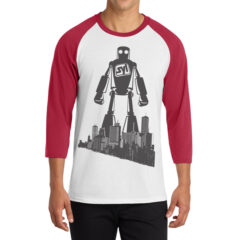 Port & Co™ Core Blend 3/4-Sleeve Raglan Tee