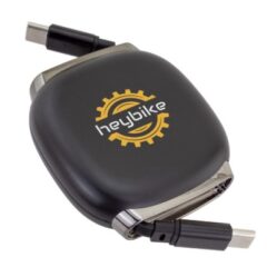 High Power Retractable Cable 240W - black