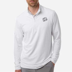 Adidas Men’s Textured Stripe Quarter-Zip Pullover - 127393_omf_fm